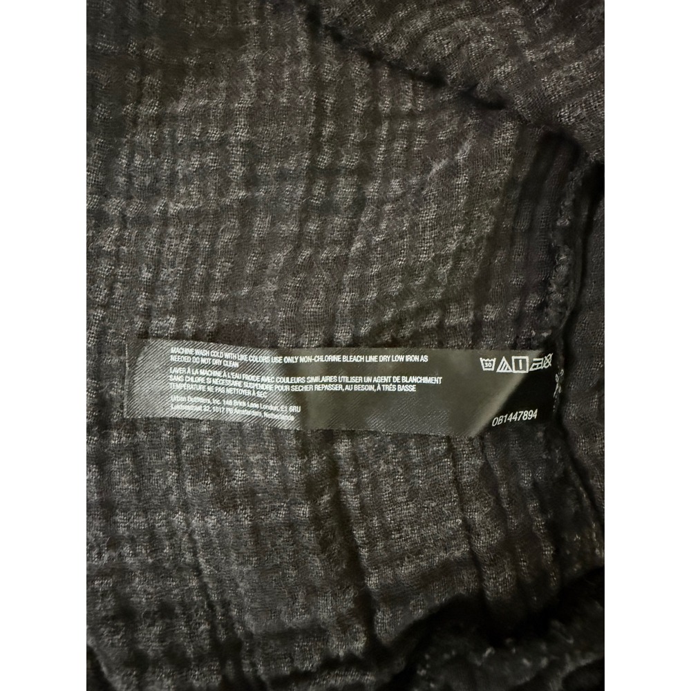 Anthropologie Charcoal Crinkle Midi Dress - Picture 5 of 8